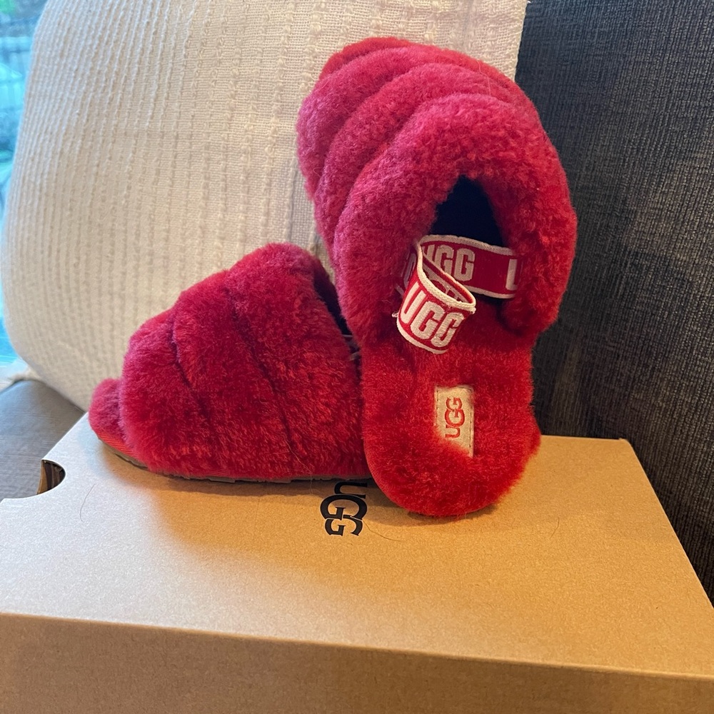 UGG Fluff Yeah Slide- Toddler Girl 12
